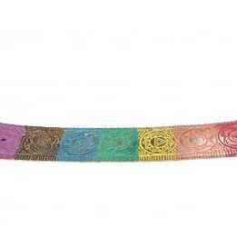 Incensario TABLA  Aluminio 25cm 7chakras